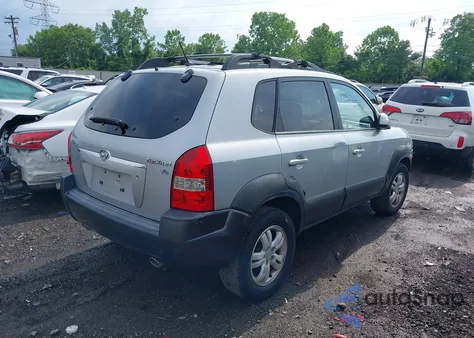 2007 Hyundai Tucson Limited/Se z USA, uszkodzony, nr VIN KM8JN12D37U670796